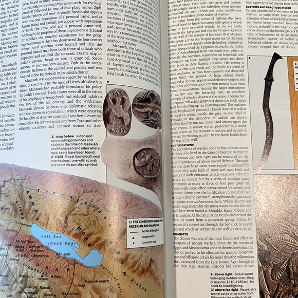 The Harper Concise Atlas Of The Bible HC/DJ Book EXC - Picture 10 of 16